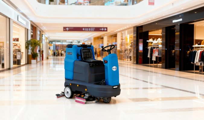 容恩：購物中心如何選擇地面清潔設(shè)備？